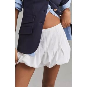 Geel Cloud Bubble Skirt M White Balloon Mini Coquette Scandi Y2K Balletcore